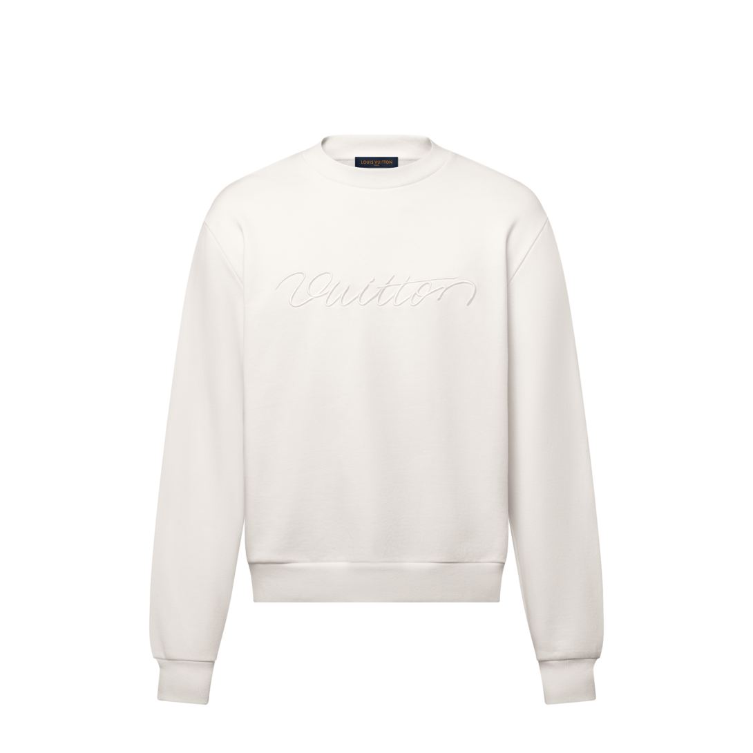 【Louis Vuitton】 最新作★LV Blason Embroidered クルーネック LV Blason Embroidered Short-Sleeved Crewneck - Ready-to-Wear